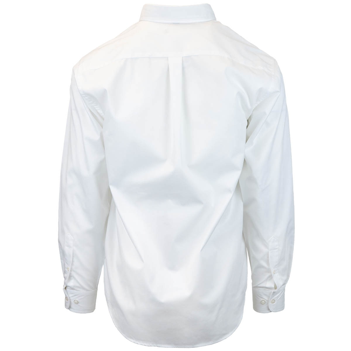 Men's Utah State Embroidered Button Up Dress Shirt White